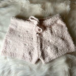POL pink comfy heart pj shorts